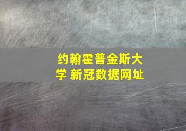 约翰霍普金斯大学 新冠数据网址